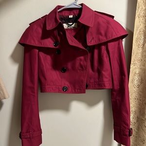 Burberry crop trench